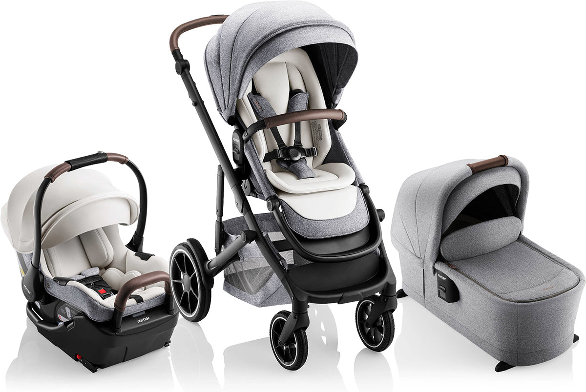 Romer Tura Complete Newborn Travel System Bunde - Pearl