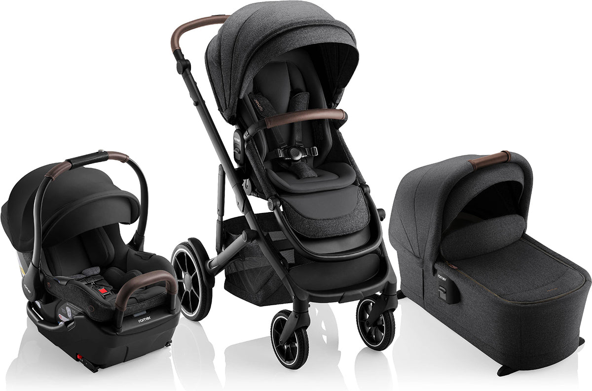 Romer Tura Complete Newborn Travel System Bunde - Peppercorn