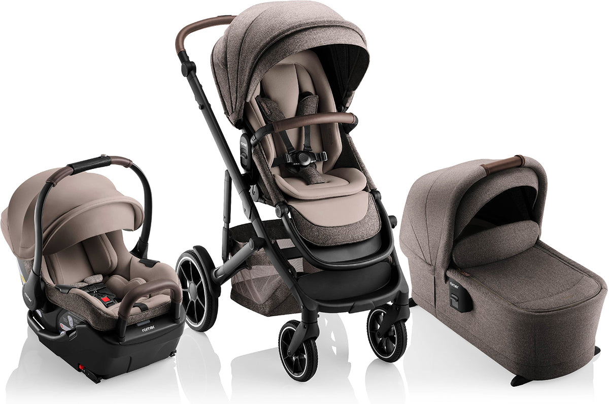 Romer Tura Complete Newborn Travel System Bunde - Truffle