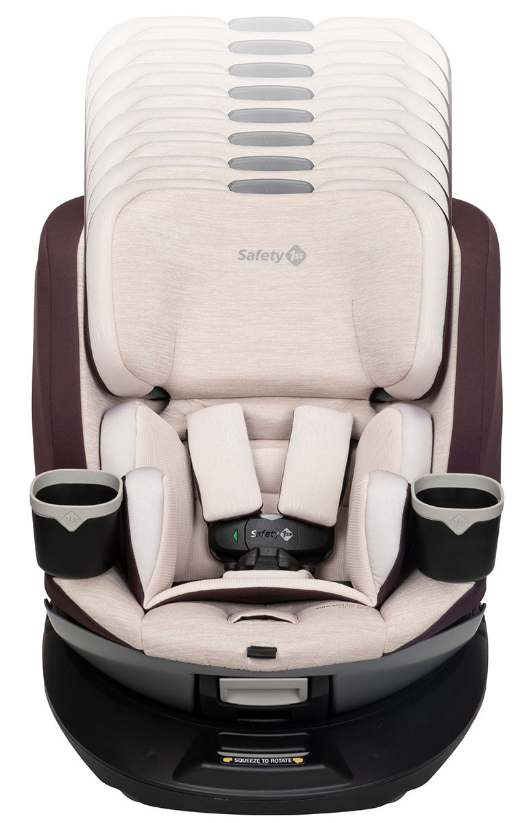 Safety 1st Turn and Go 360 DLX Rotating All-in-One Convertible Car Seat - Dunes Edge