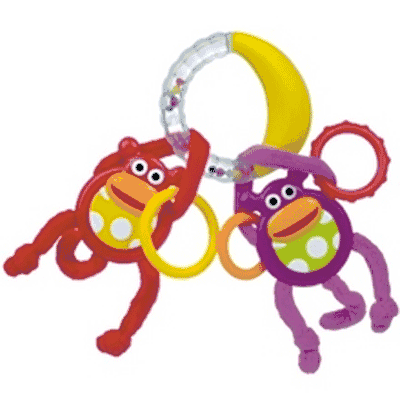 Sassy Monkeys Swing on Banana Ring