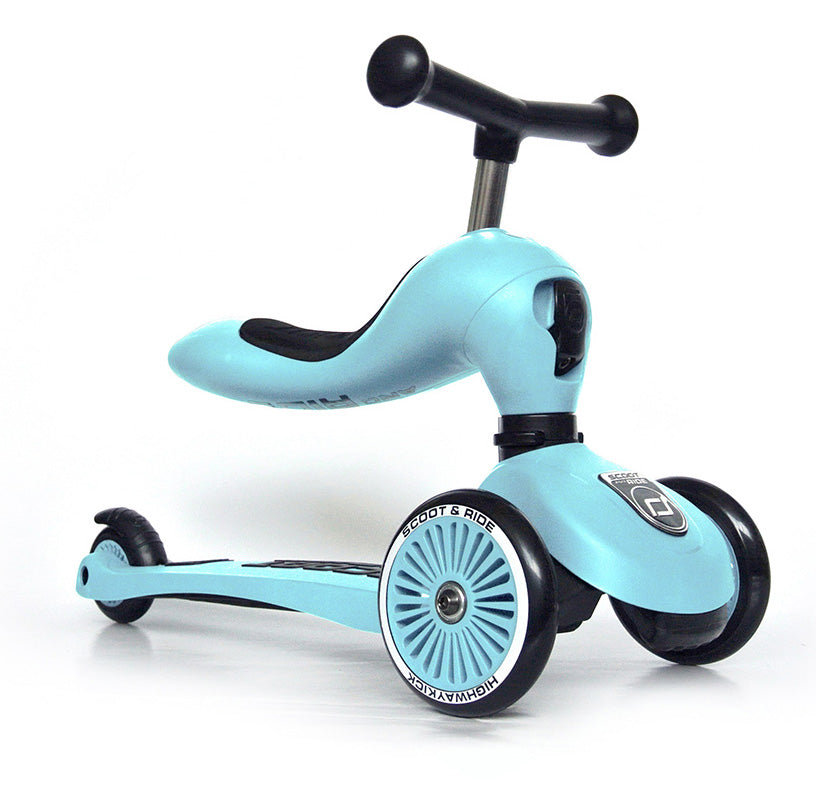 Scoot & Ride Highwaykick 1 Convertible Scooter - Blueberry