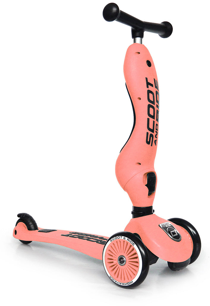 Scoot & Ride Highwaykick 1 Convertible Scooter - Peach