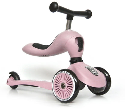 Scoot & Ride Highwaykick 1 Convertible Scooter - Rose