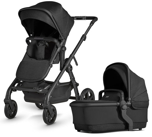 Silver Cross Wave Single-to-Double Stroller - Onyx