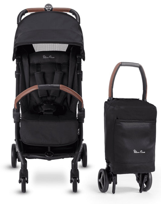 Silver Cross OPEN BOX Jet 4 Ultra Compact Stroller - Black