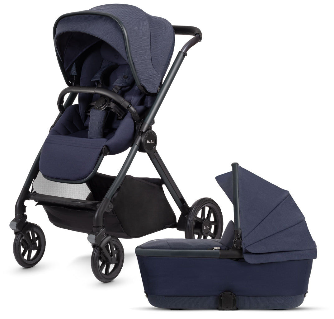 Silver Cross Reef Stroller + Folding Bassinet - Neptune