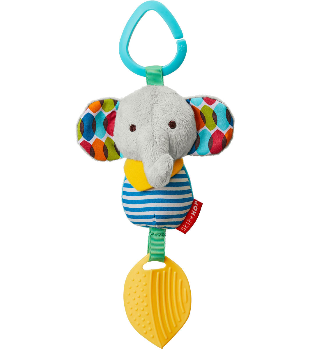 Skip Hop Bandana Buddies Chime & Teethe Toy - Elephant