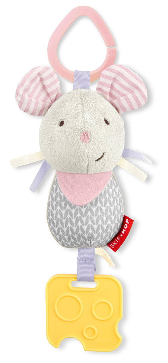 Skip Hop Bandana Buddies Chime & Teethe Toy - Mouse