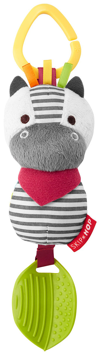 Skip Hop Bandana Buddies Chime & Teethe Toy - Zebra