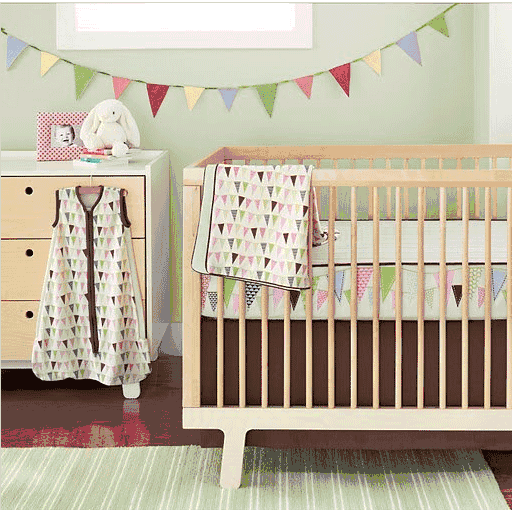 Skip Hop Complete Sheet 4-Piece Set - Pretty Pennant