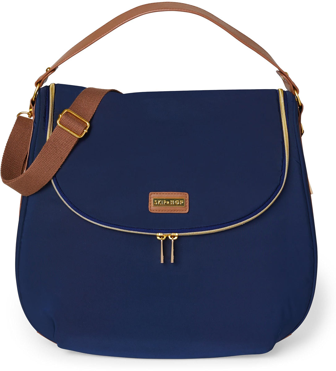 Skip Hop Curve Satchel Diaper Bag - Navy