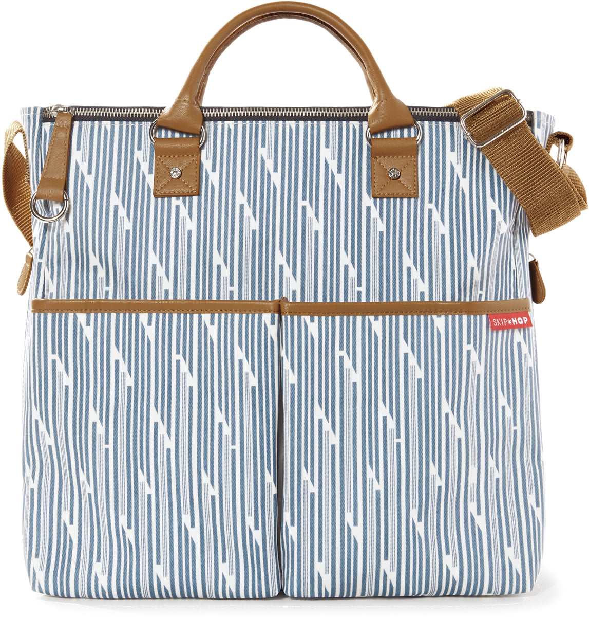 Skip Hop Duo Special Edition Diaper Bag - Blueprint Stripe