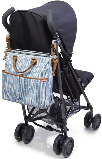 Skip Hop Duo Special Edition Diaper Bag - Blueprint Stripe