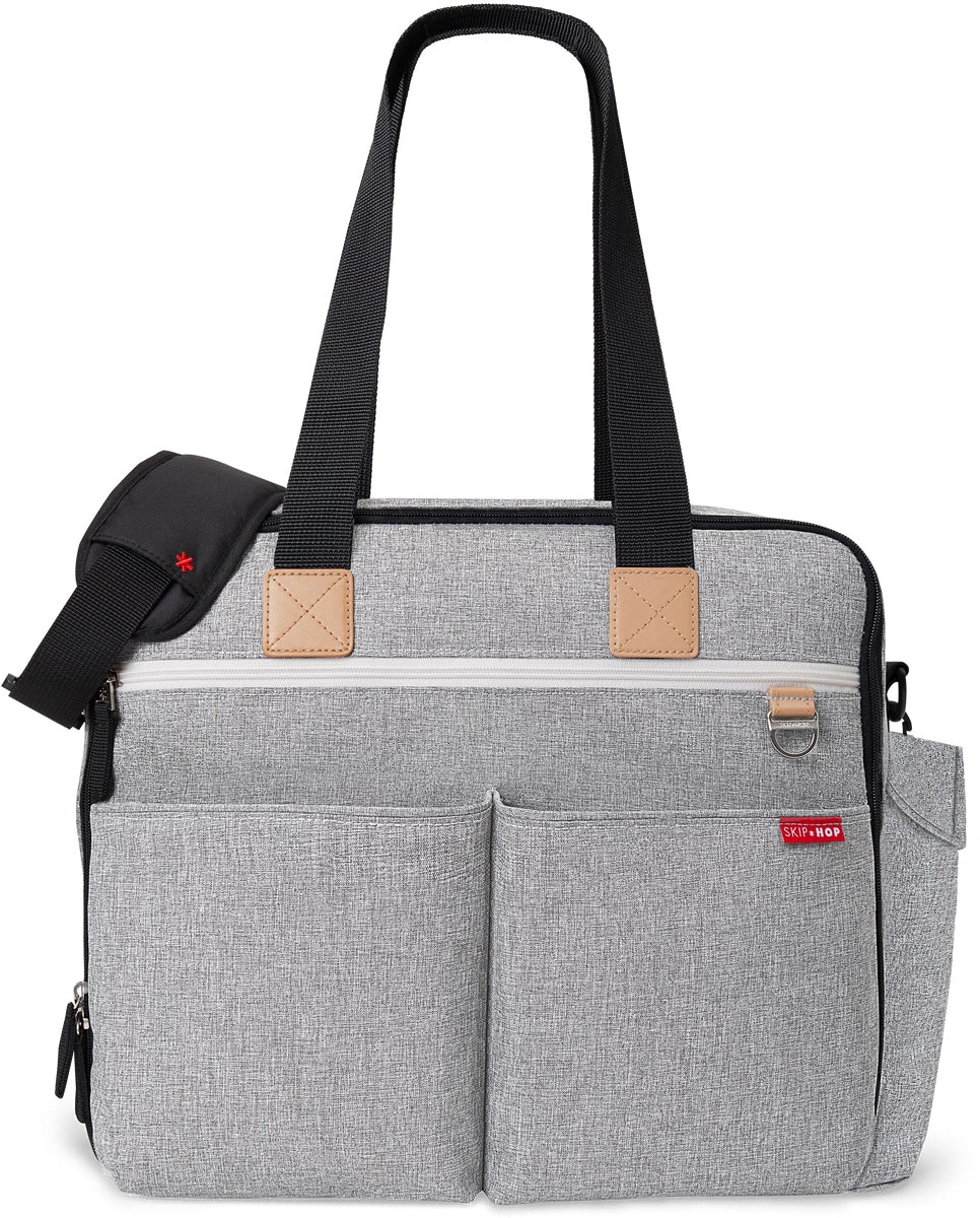 Skip Hop Duo Weekender Diaper Bag - Grey Melange