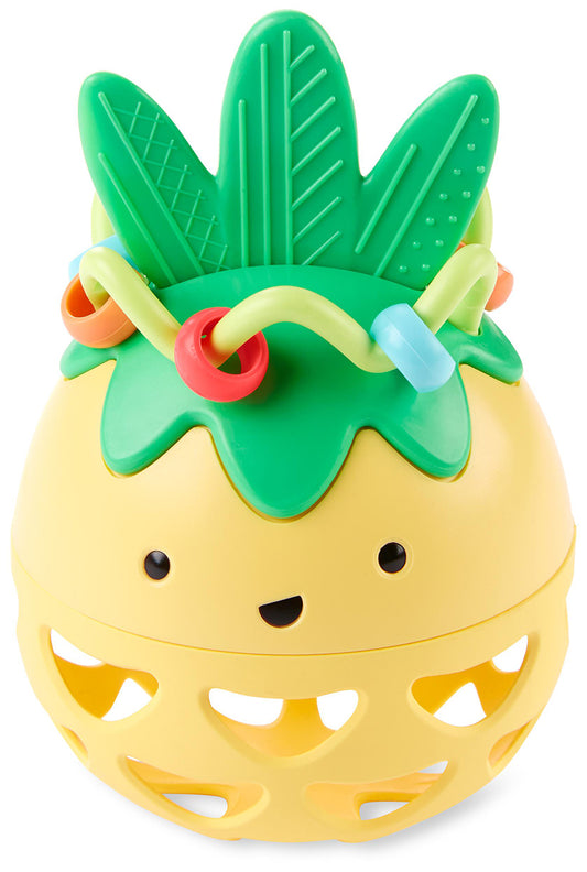 Skip Hop Farmstand Roll-Around Pineapple Rattle Baby Toy