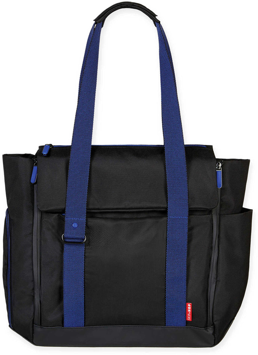 Skip Hop Fit All-Access Diaper Bag - Black/Cobalt