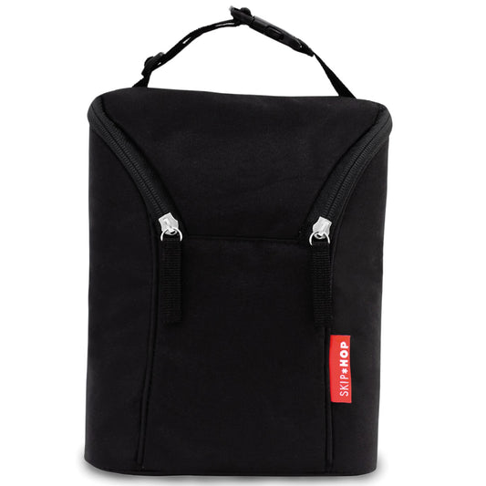 Skip Hop Grab & Go Double Bottle Bag - Black