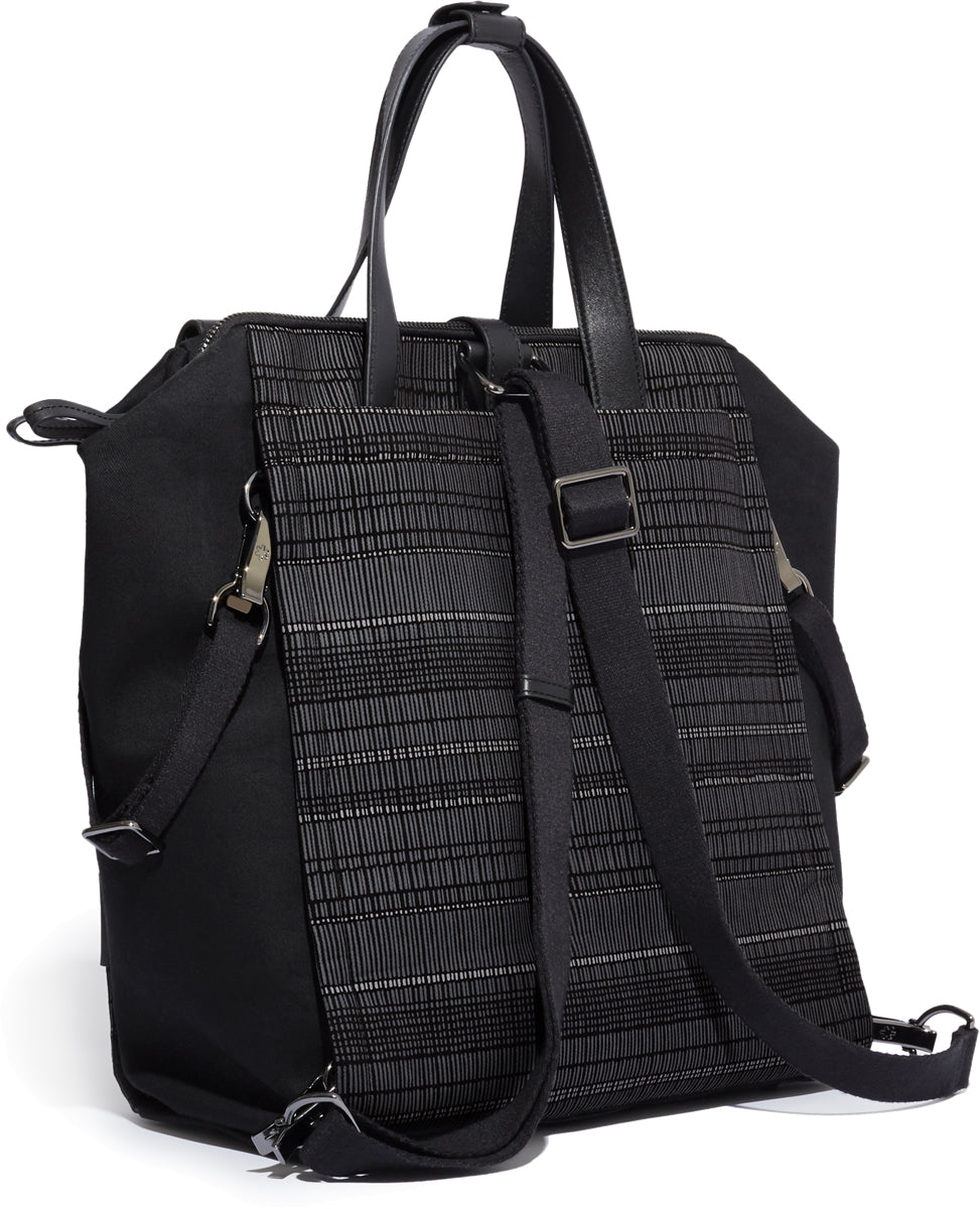 Skip Hop Highline Convertible Backpack Diaper Bag  - Black Granite