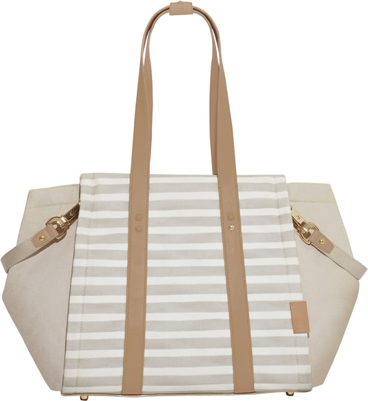 Skip Hop Highline Tote Diaper Bag - Oyster Stripe