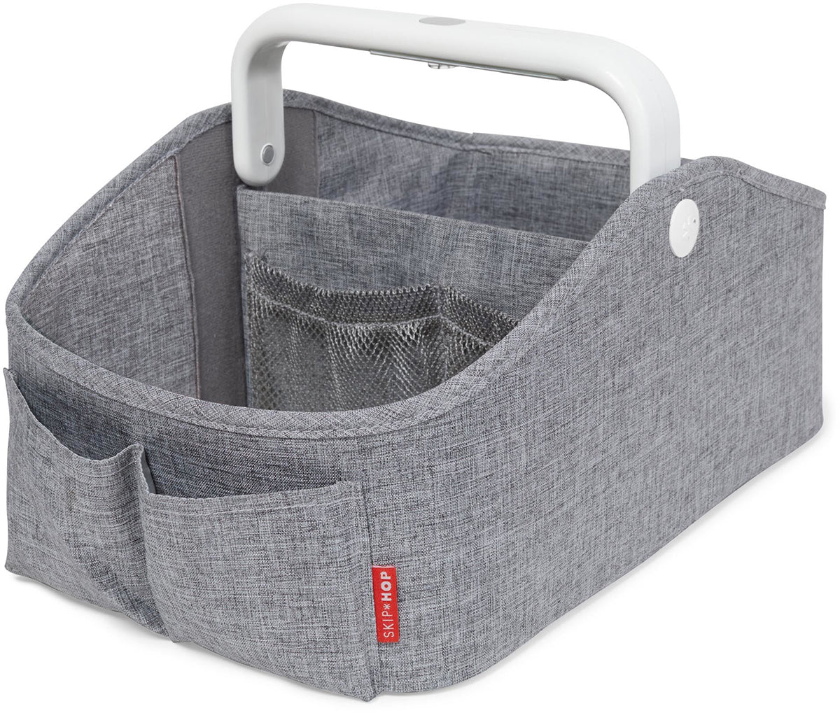 Skip Hop Nursery Style Light-Up Diaper Caddy - Grey