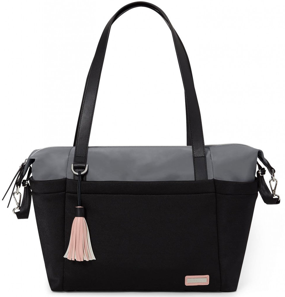 Skip Hop Nolita Neoprene Tote Diaper Bag - Black/Grey