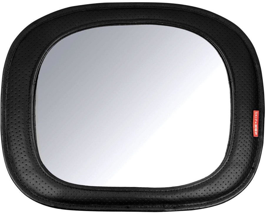 Skip Hop On The Go Style Driven Back Seat Vehicle Mirror - Tonal Chevron