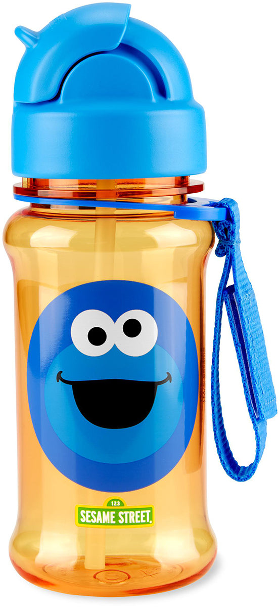 Skip Hop Sesame Street Straw Bottle With Tritan Renew - Cookie Monster