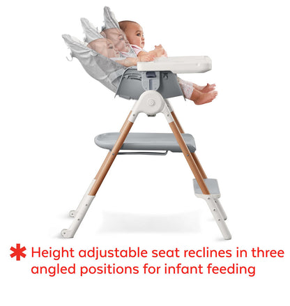 Skip Hop Sit-To-Step High Chair - Grey