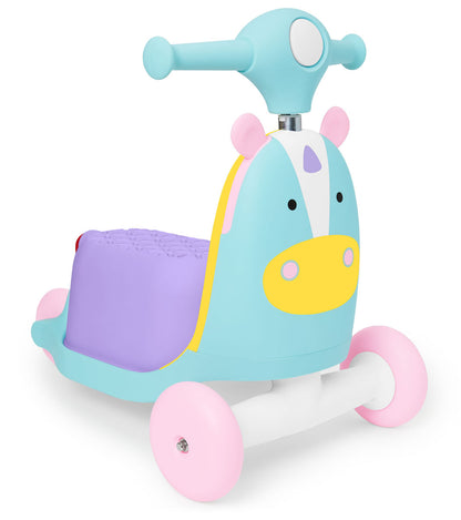 Skip Hop Zoo 3-in-1 Ride On Toy - Unicorn