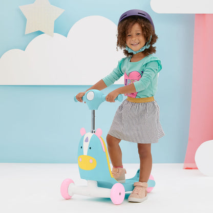 Skip Hop Zoo 3-in-1 Ride On Toy - Unicorn