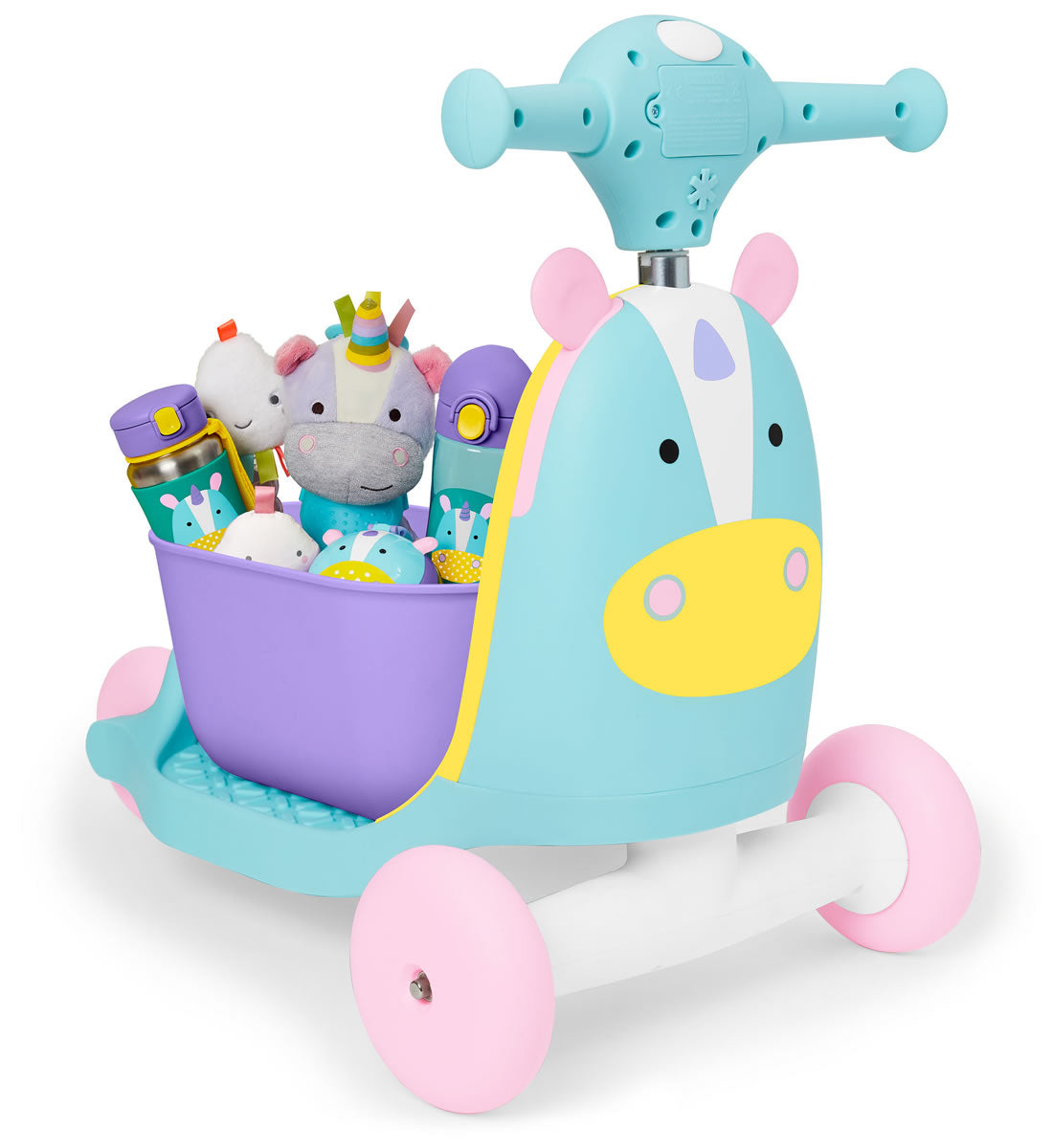 Skip Hop Zoo 3-in-1 Ride On Toy - Unicorn