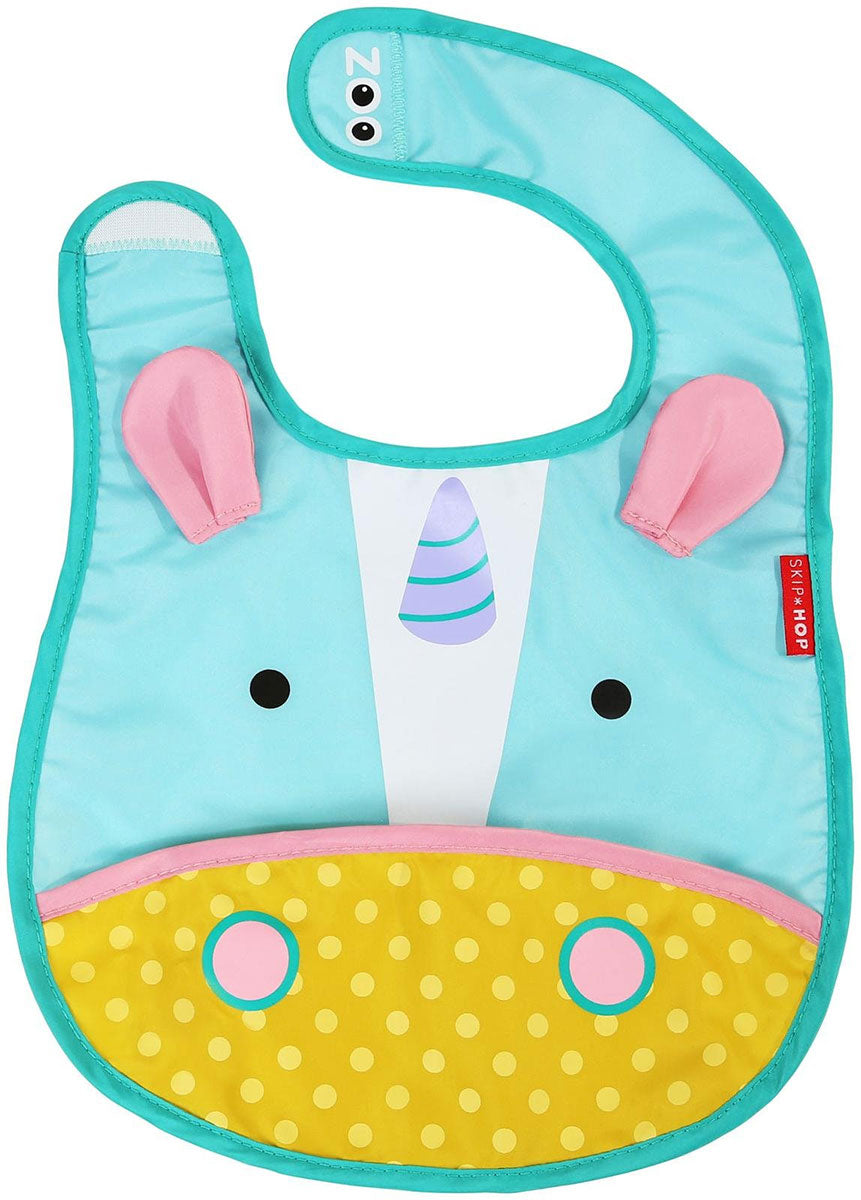 Skip Hop Zoo Tuck-Away Bib - Unicorn