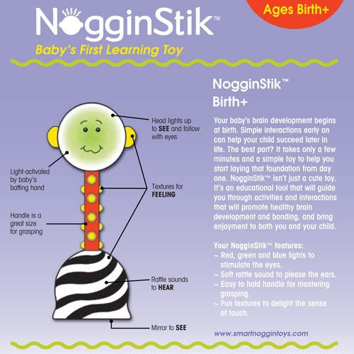 SmartNoggin Noggin Stik Light-up Rattle