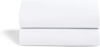 Snuz SnuzPod Crib Fitted Sheets, 2 Pack - White