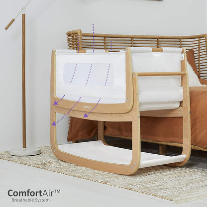 Snuz SnuzPod4 Bedside Crib - Natural