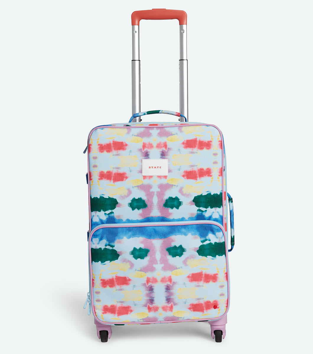 State Bags Logan Kids Suitcase - Rainbow Tie Dye