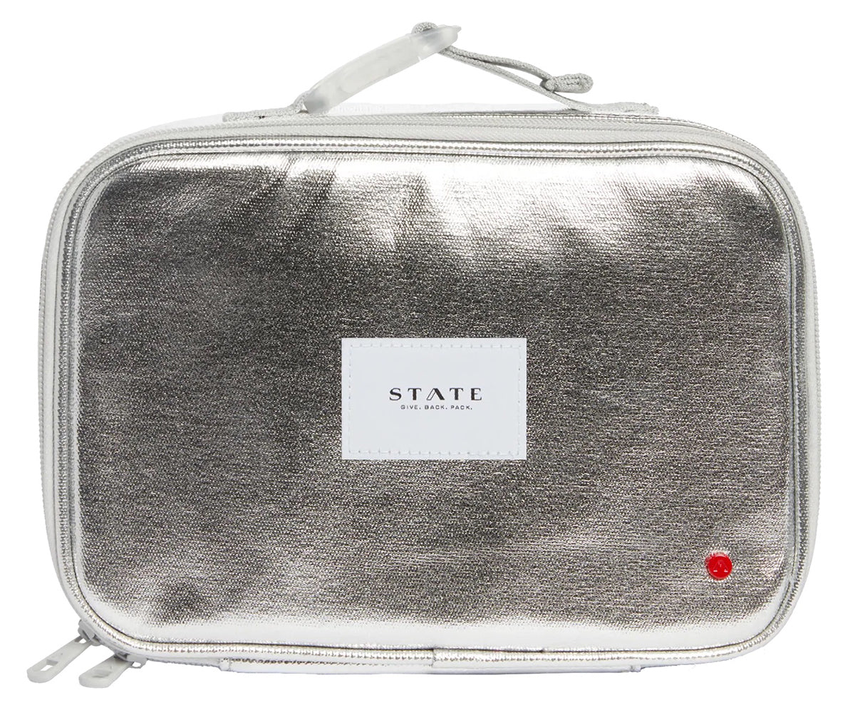 State Bags Rodgers Lunch Box - Silver