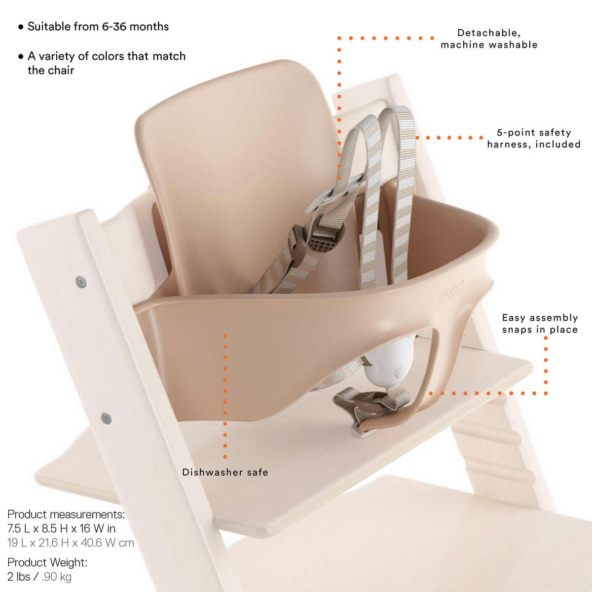 Stokke Tripp Trapp High Chair - White