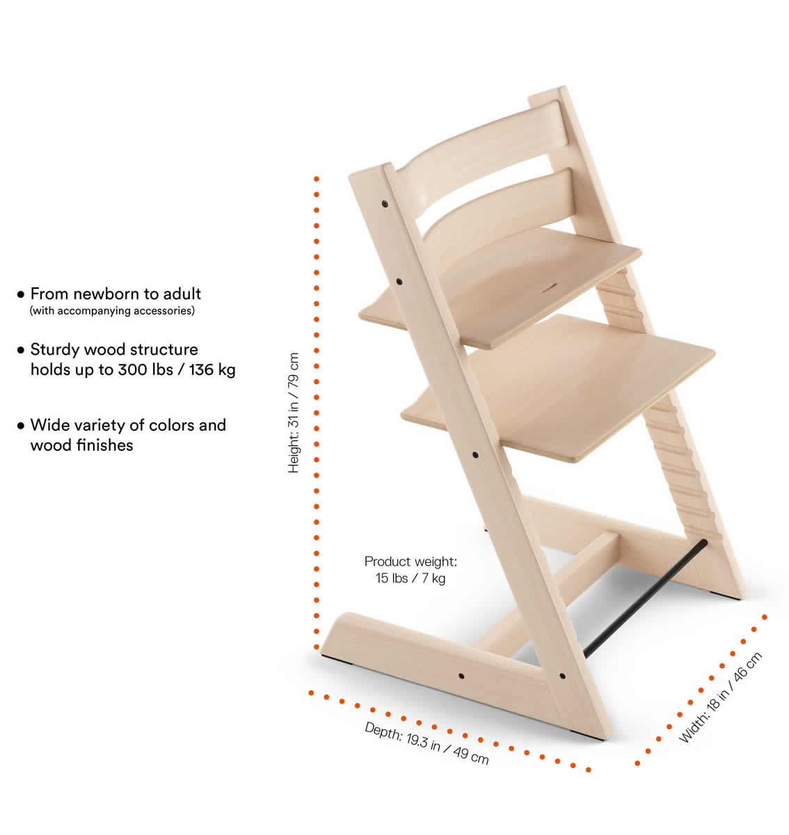 Stokke Tripp Trapp High Chair - White