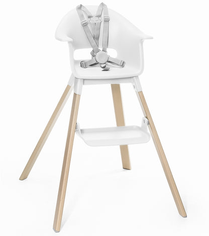 Stokke Clikk High Chair Cushion & Travel Bag Bundle - White / Grey Sprinkle