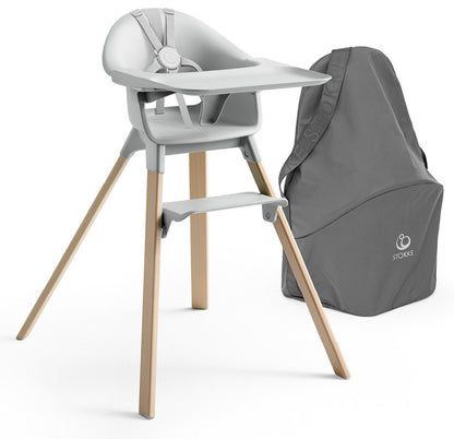 Stokke Clikk High Chair Travel Bundle (One Box) - Cloud Grey