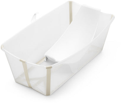 Stokke Flexi Bath Heat Sensitive Tub + Newborn Support - Sandy Beige