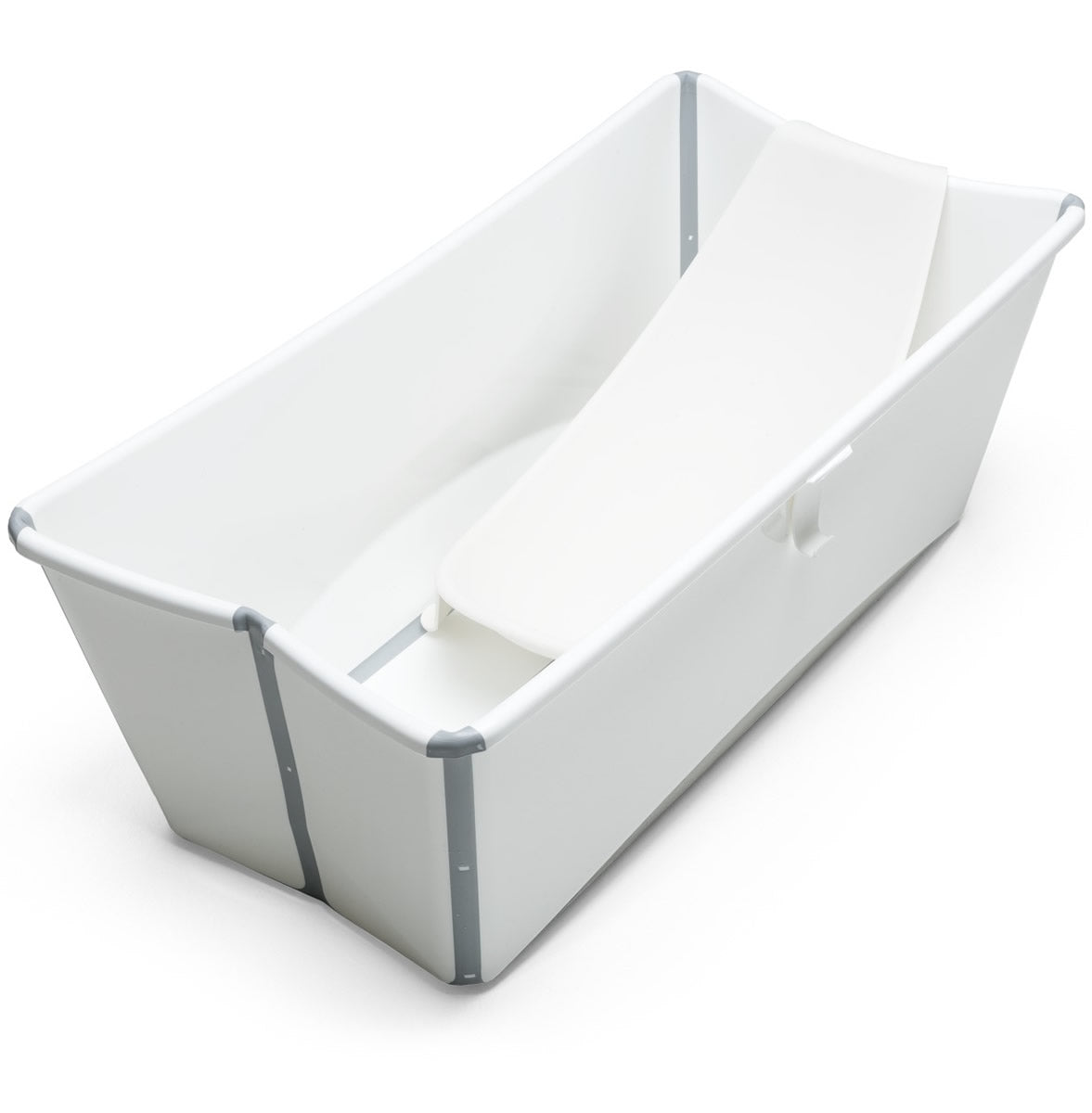 Stokke Flexi Bath Heat Sensitive Tub + Newborn Support - White