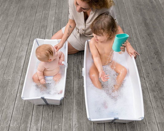 Stokke Flexi Bath X-Large Heat Sensitive - Transparent Blue