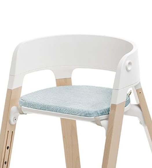 Stokke Steps Chair Cushion - Jade Twill