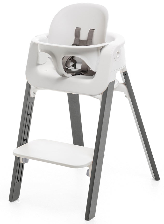 Stokke Steps High Chair - White/Storm Grey