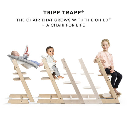 Stokke Tripp Trapp Chair + Newborn Set Bundle - White