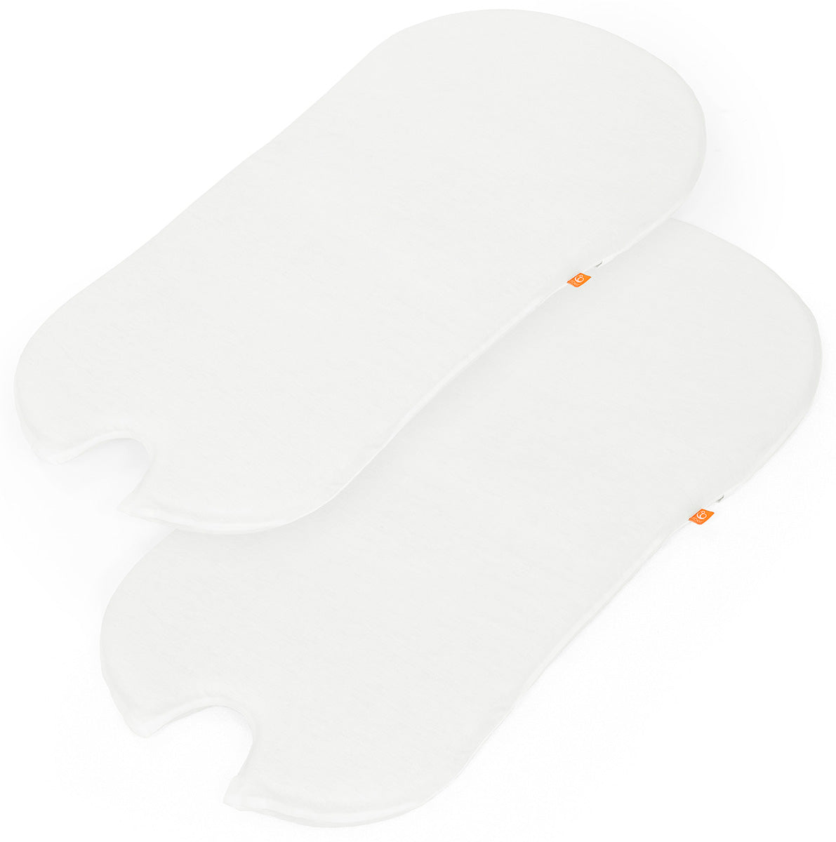 Stokke Xplory 2 pk Fitted Sheet for Carry Cot - White