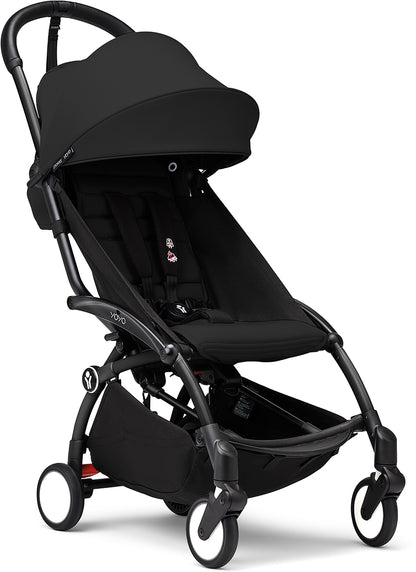 Stokke YOYO3 Ultra Compact 6+ Stroller (One Box) - Black / Black